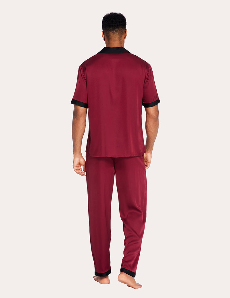 Men Classic Satin Pajamas Set (US Only)