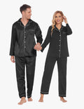Couples Matching Pajamas Silk Satin Loungewear Pjs Set