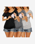3 Packs Comfy Nursing Tops (US Only)