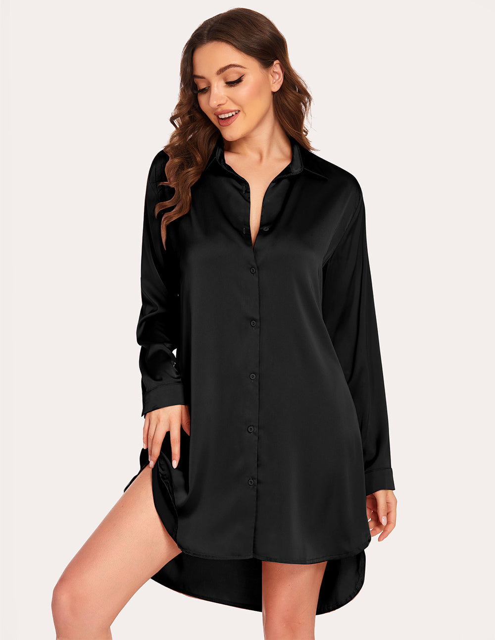 Satin Boyfriend Sleepshirt (US Only)
