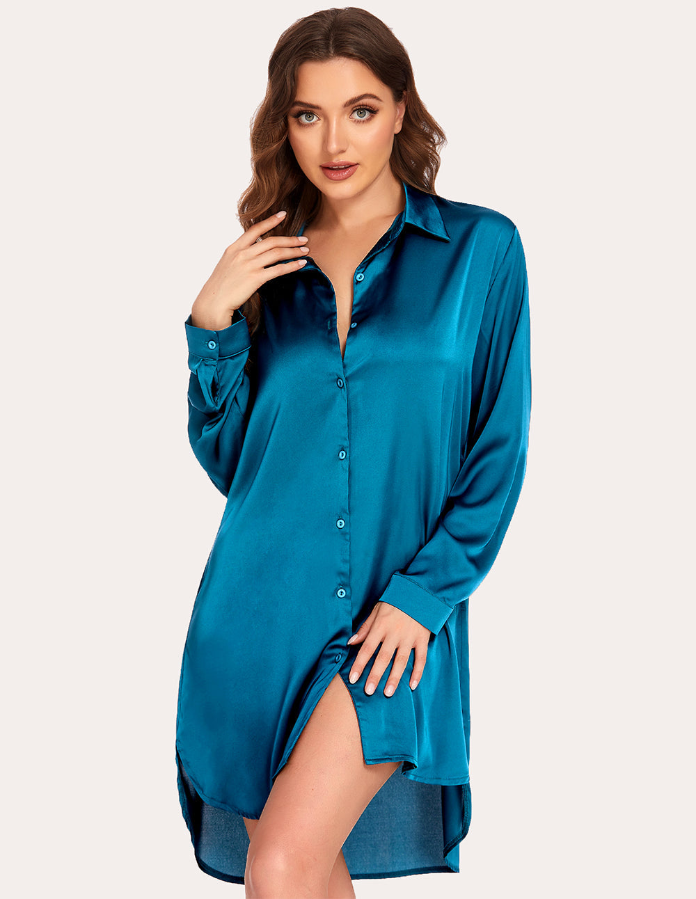 Satin Boyfriend Sleepshirt (US Only)