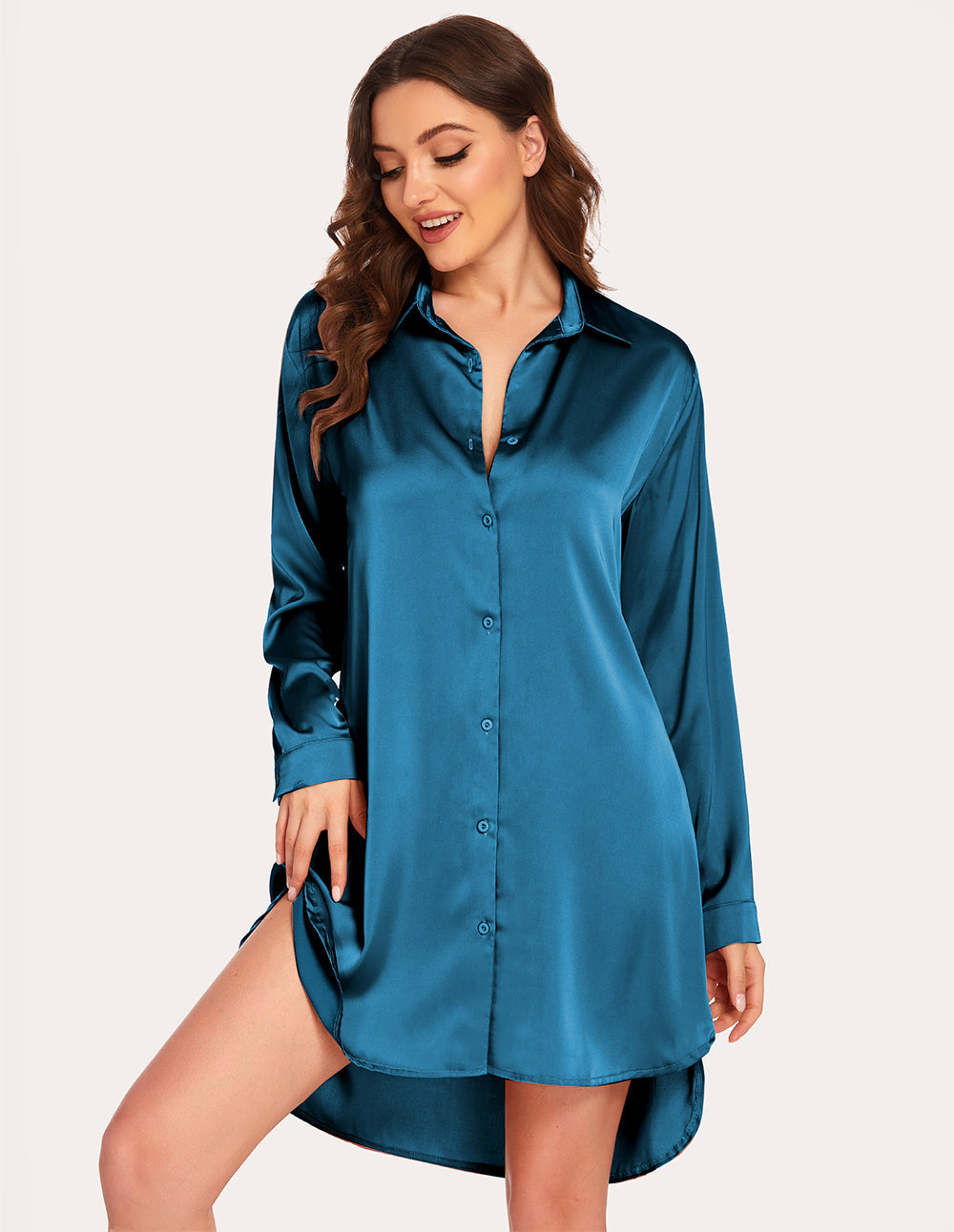 Satin Boyfriend Sleepshirt (US Only)