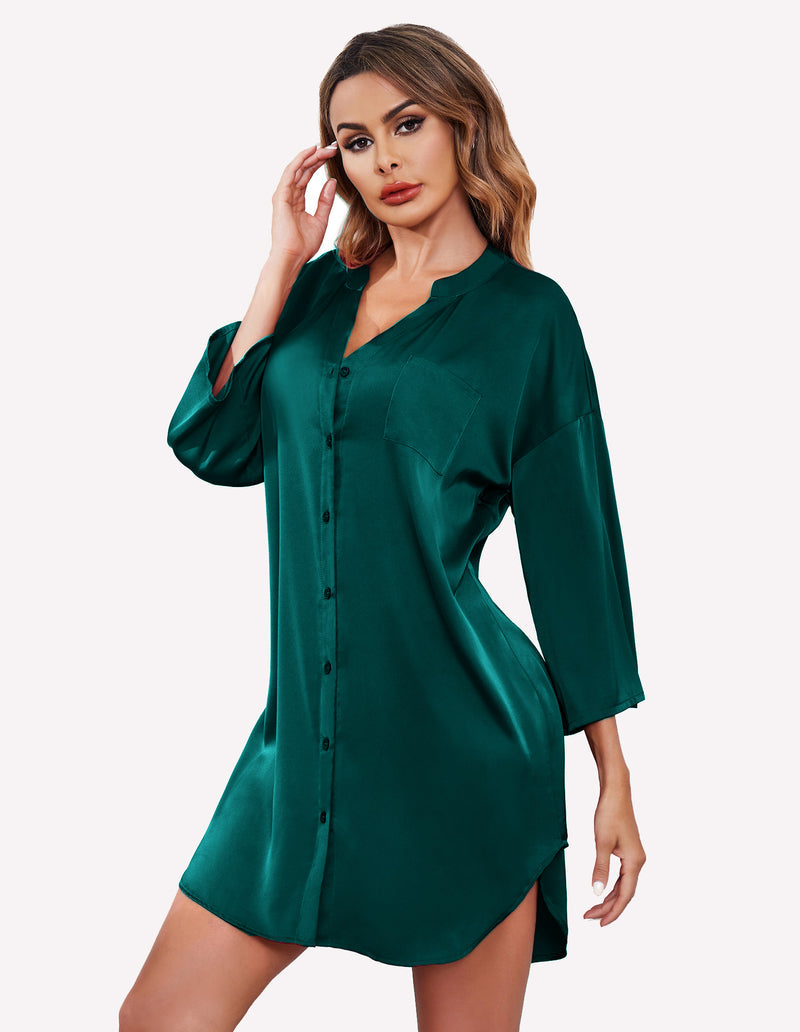 3/4 Sleeves Nightdress (US Only)