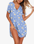 Teddy Nightgown V Neck Sleepwear (US Only)