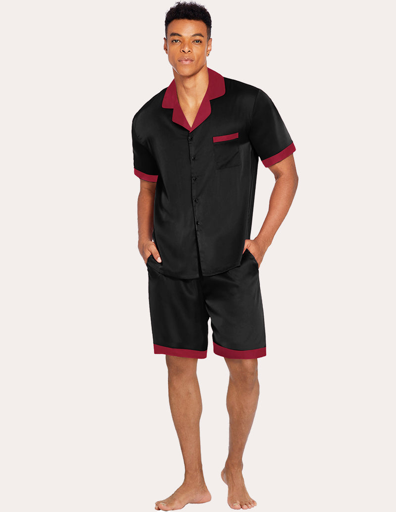 Men Satin Silk Pajamas Set (US Only)