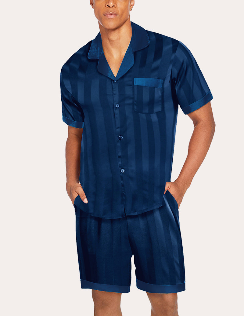 Men Satin Silk Pajamas Set (US Only)