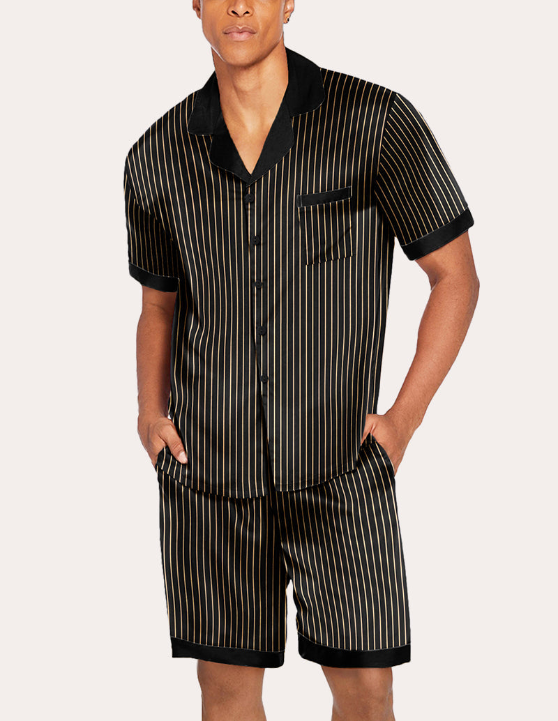 Men Satin Silk Pajamas Set (US Only)