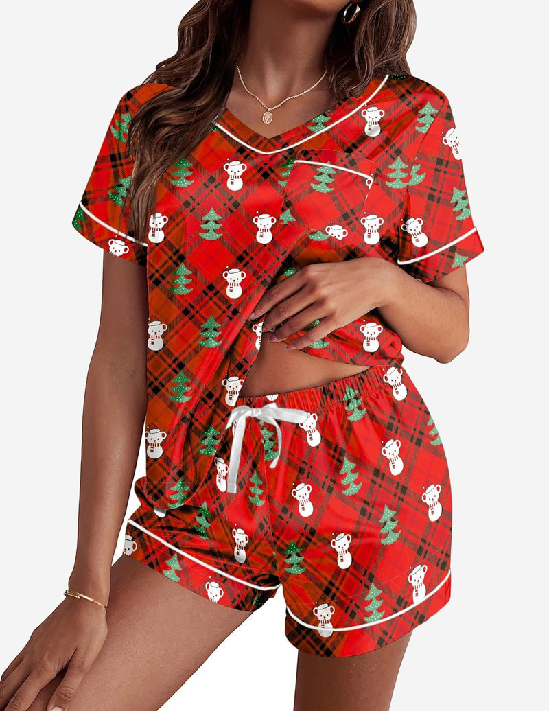 Silk Pajama Satin Pj Set Two Piece Soft Sets