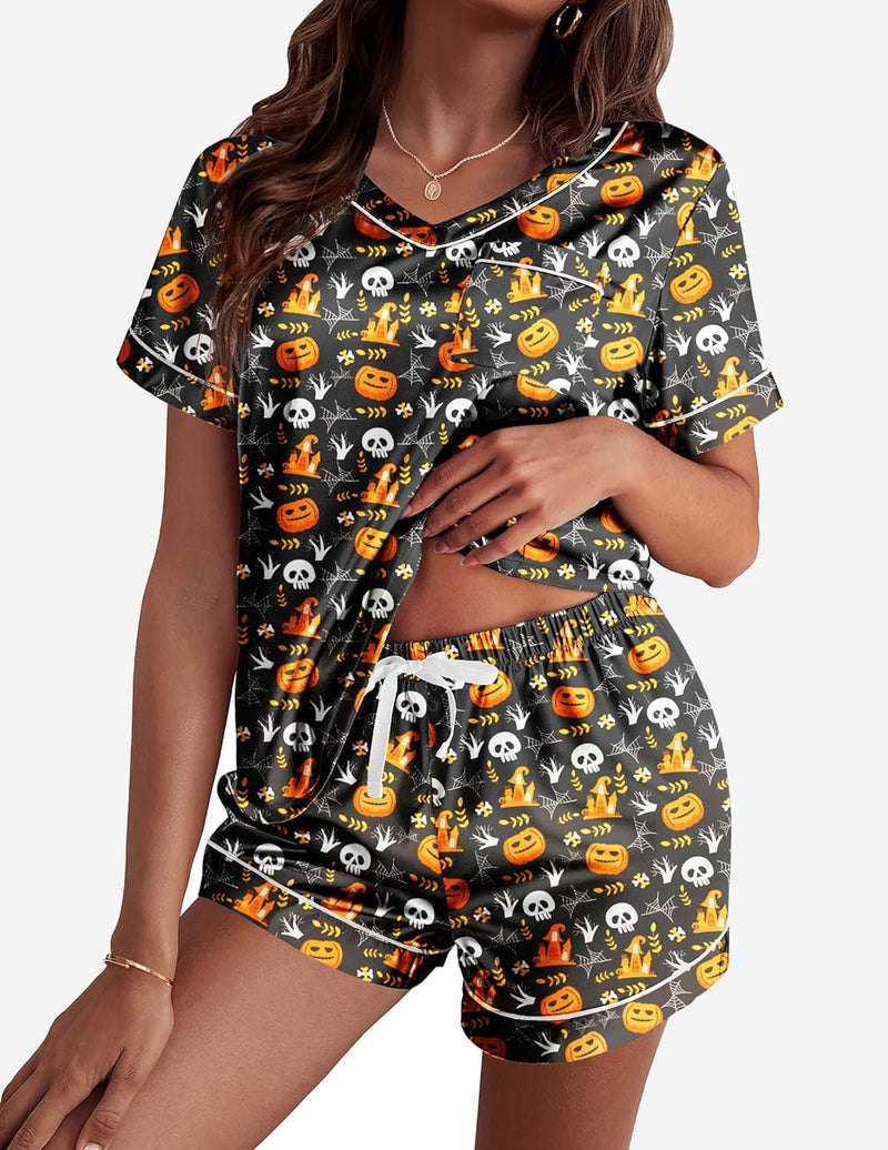 Silk Pajama Satin Pj Set Two Piece Soft Sets