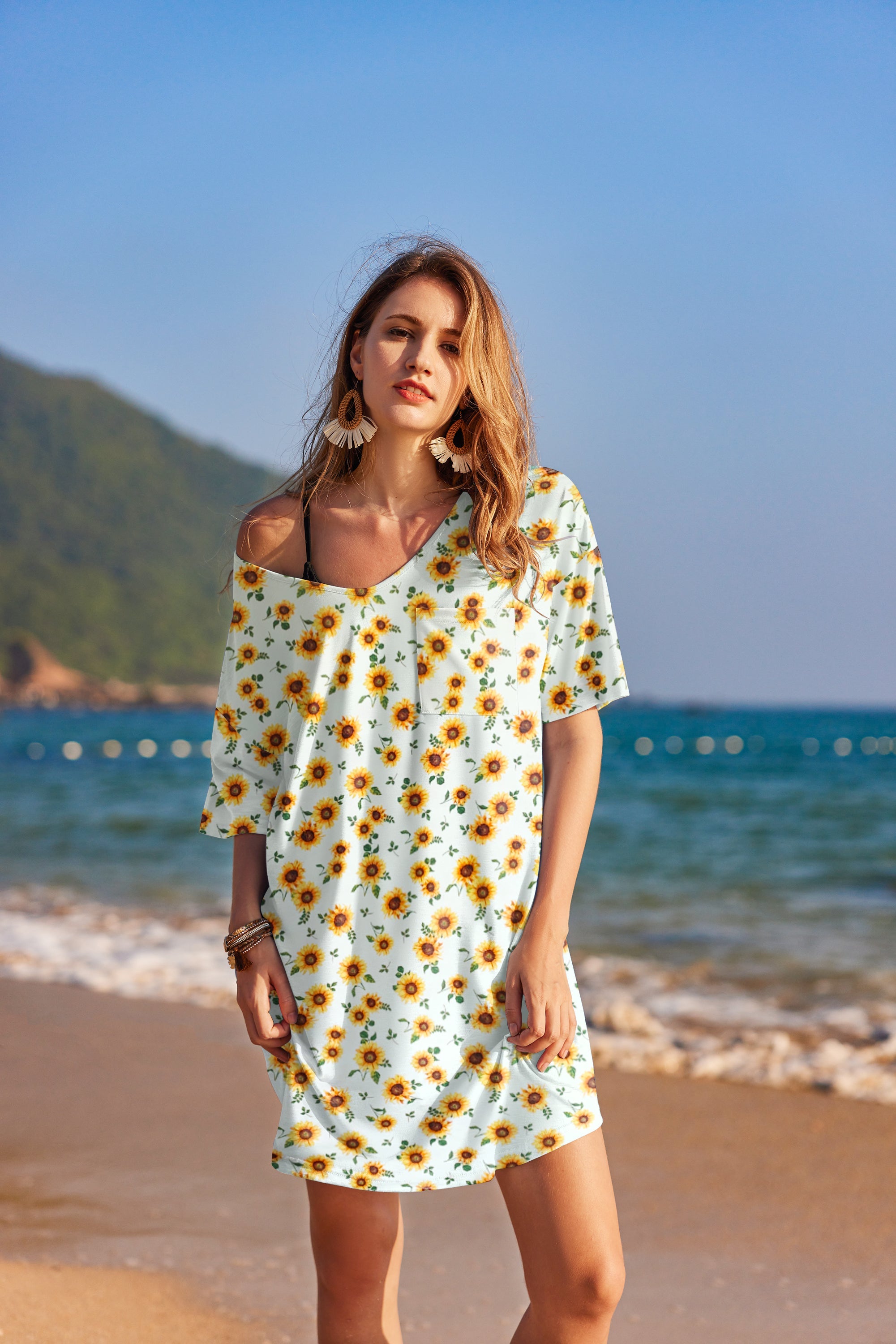 Cotton V-Neck Nightgown (US Only)
