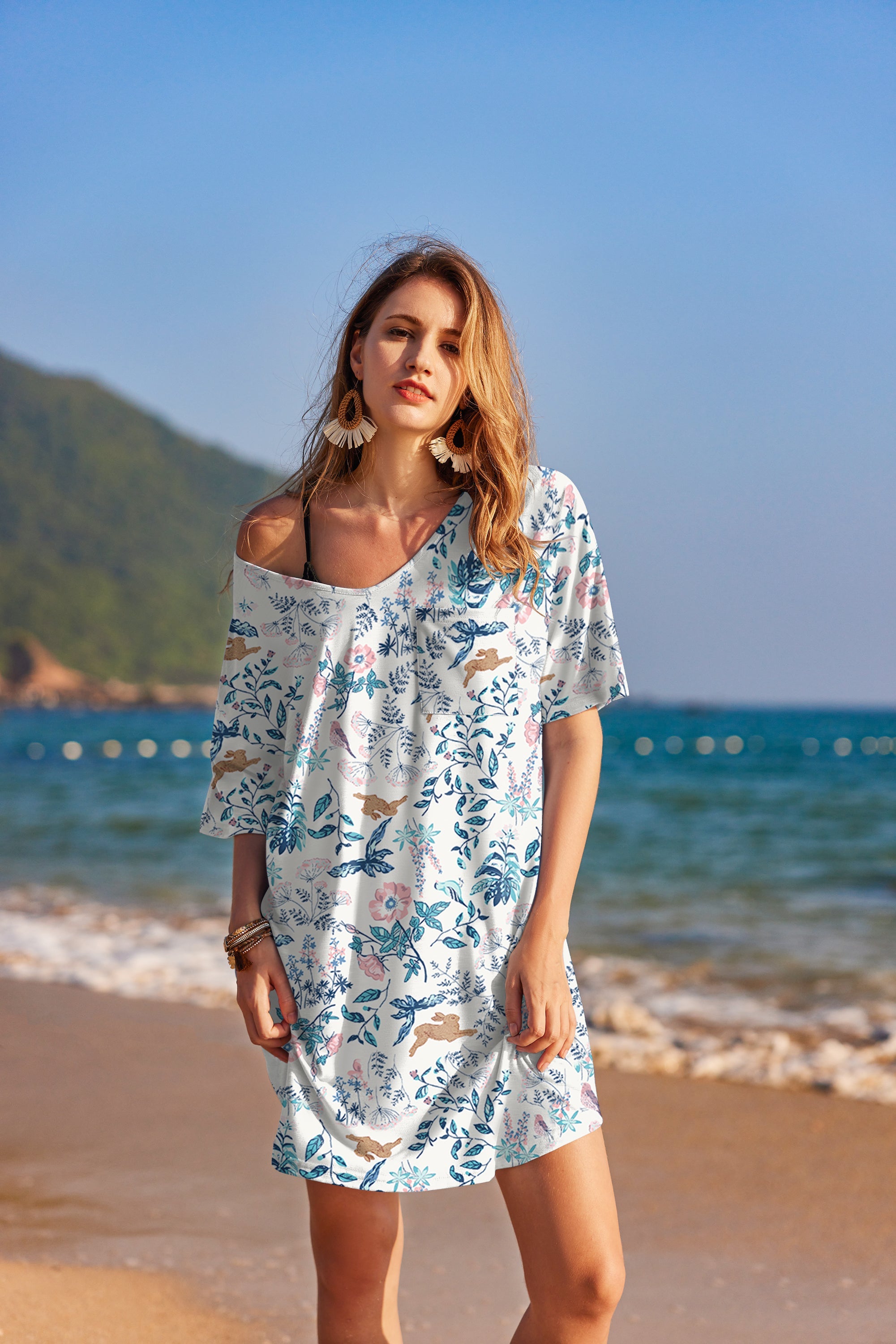Cotton V-Neck Nightgown (US Only)