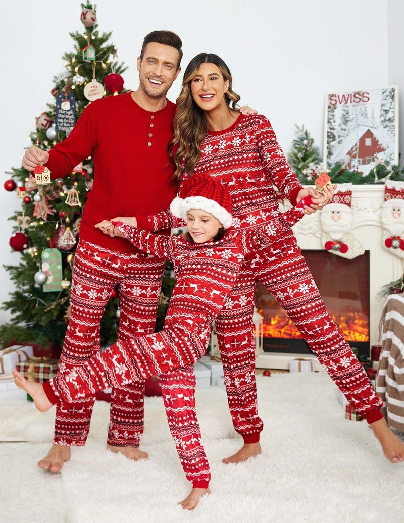 Family Christmas Pajamas Matching Lounge Sets