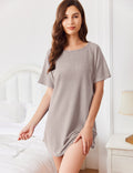 Cozy Waffle Knit Cover Ups Sleepshirts (US Only)