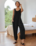 Casual Sleeveless Loose Jumpsuits (US Only)