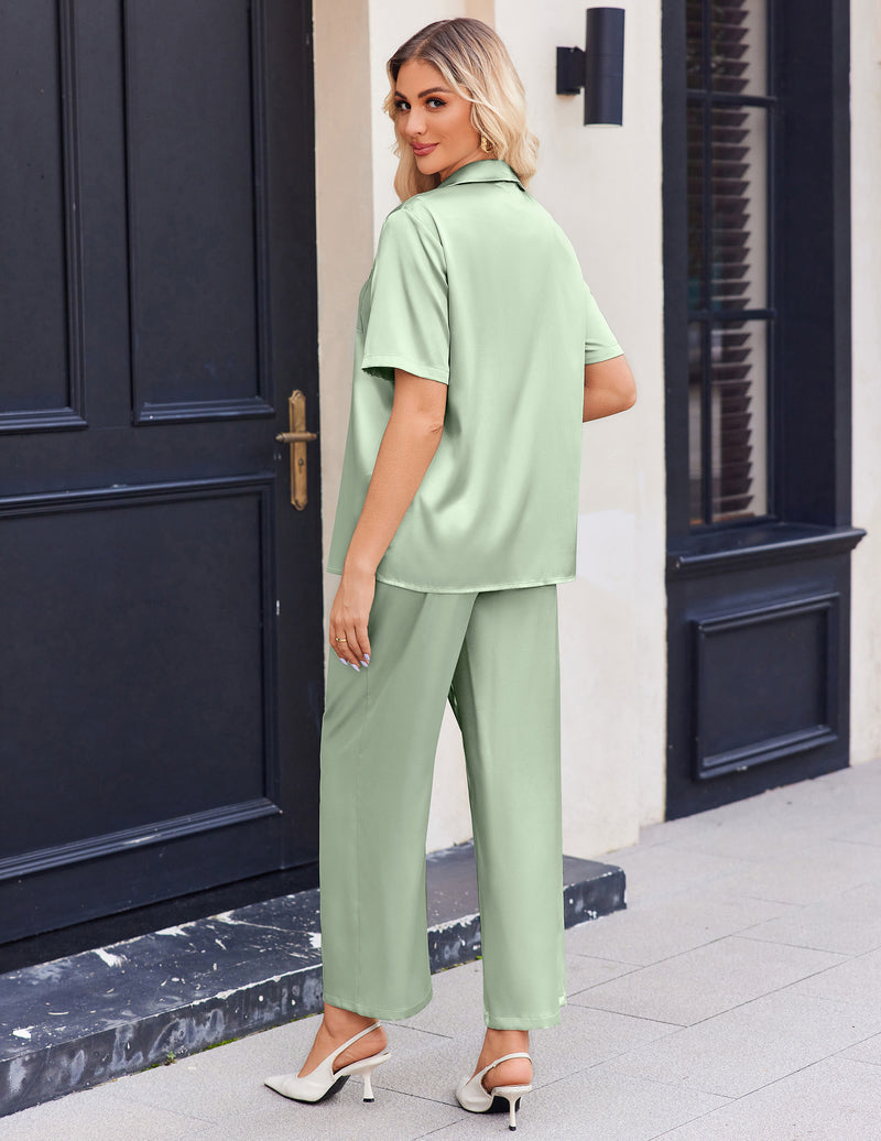 Comfy Satin Teddy 2-Piece Pajamas Set (US Only)