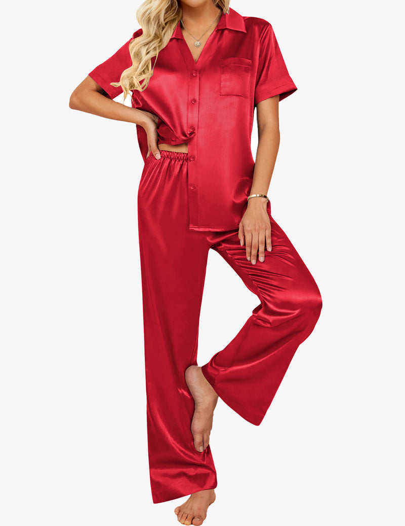 Comfy Satin Teddy 2-Piece Pajamas Set (US Only)
