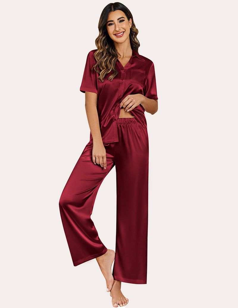 Comfy Satin Teddy 2-Piece Pajamas Set (US Only)