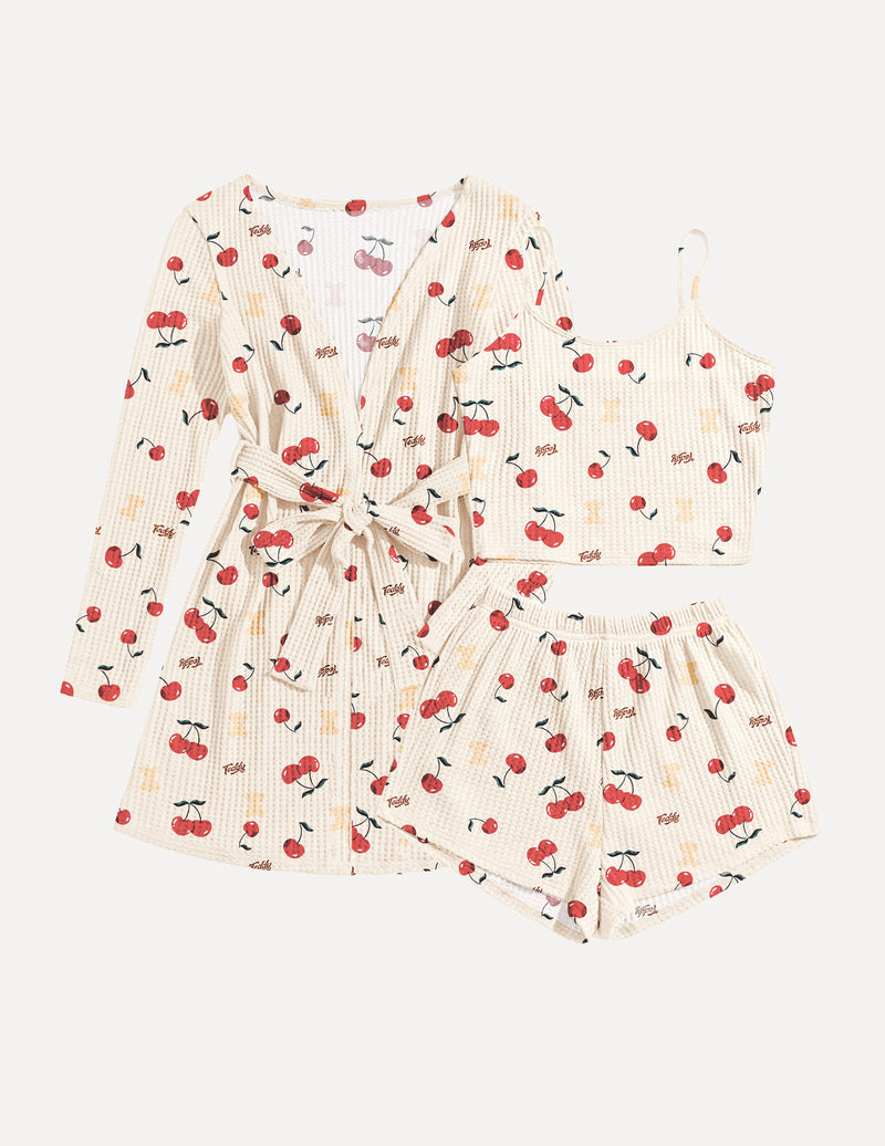 TEDDY Soft Waffle 3 piece Pajama Sets (US Only)