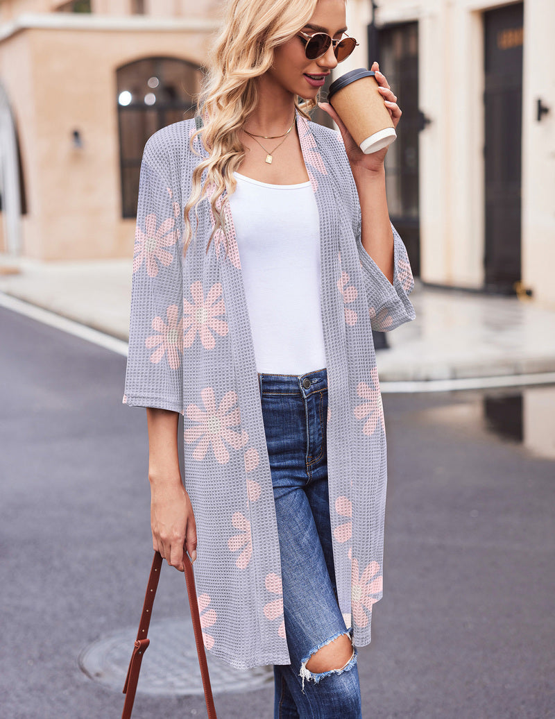 Soft Waffle Knit Bathrobe (US Only)