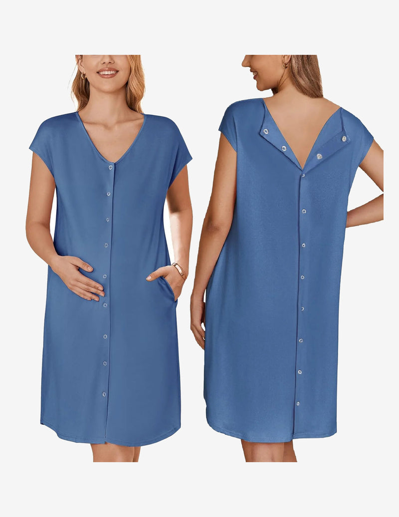 Maternity Sleepwear With Pockets