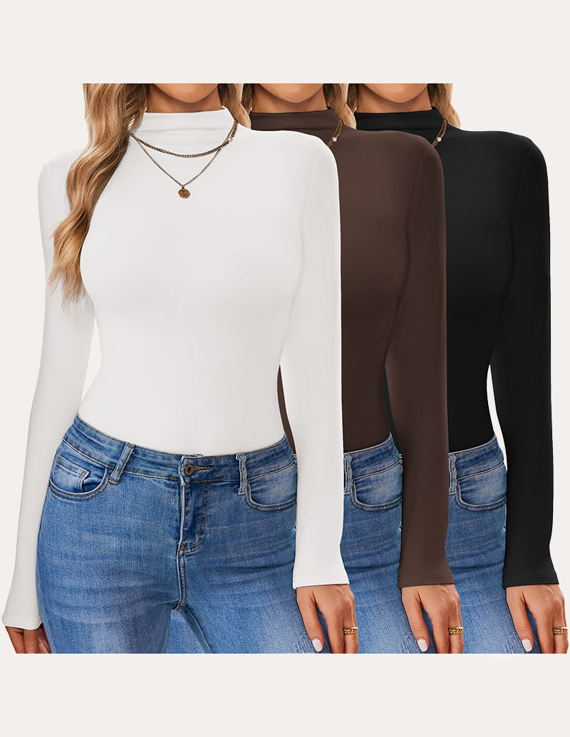 3 Pack Turtleneck Thermal Undershirts (US Only)