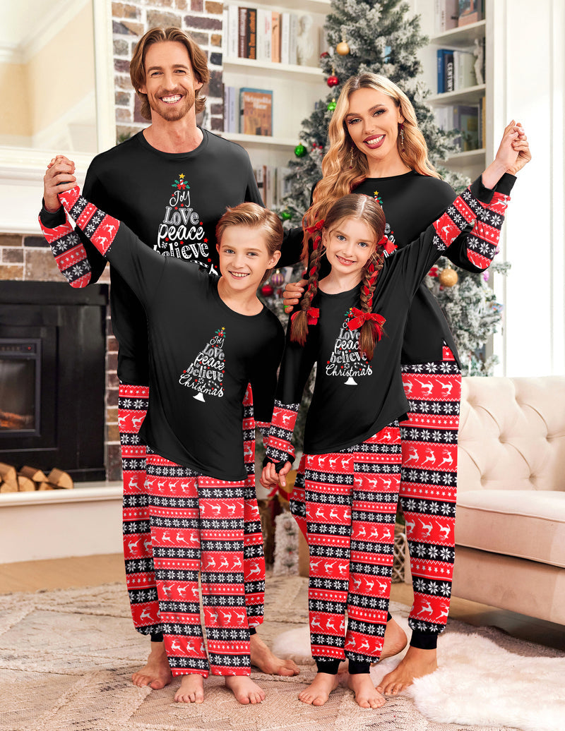 Family Christmas Soft Pajamas Matching Sets
