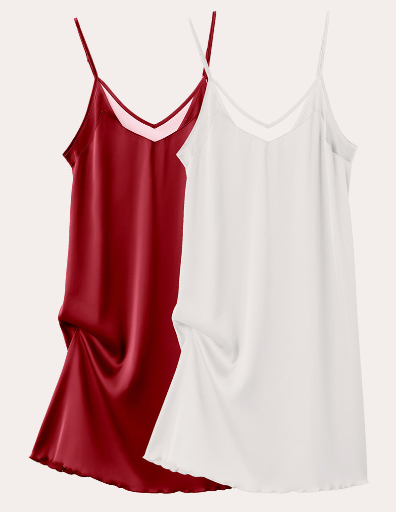 Teddy 2 Pack Satin Chemise (US Only)