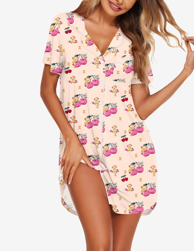 TEDDY Classic Soft Button Down Sleepshirt (US Only)