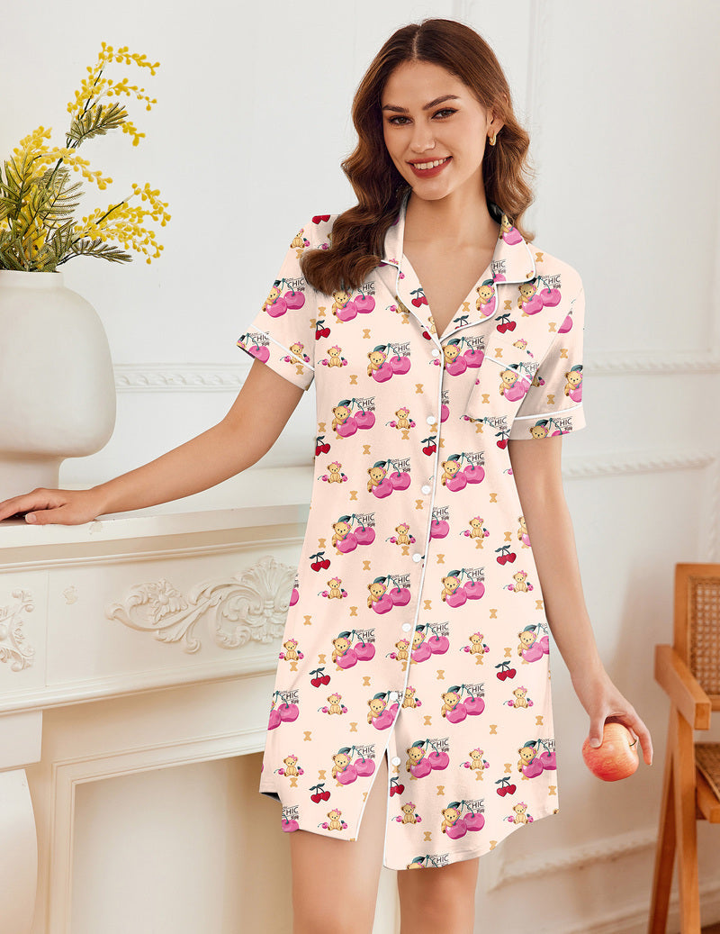 TEDDY Classic Soft Button Down Sleepshirt (US Only)