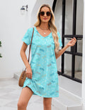 Cotton Nightgowns V Neck Sleep Shirts