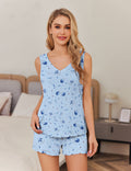 Pajamas Set Soft Comfy Tank and Shorts Pj Set