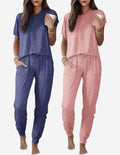 2 Pack Pajama Set Lounge Sets