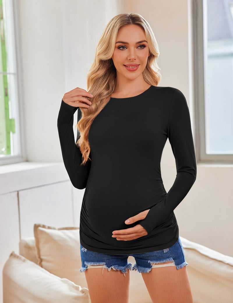 3 Pack Long Sleeve Maternity Shirts