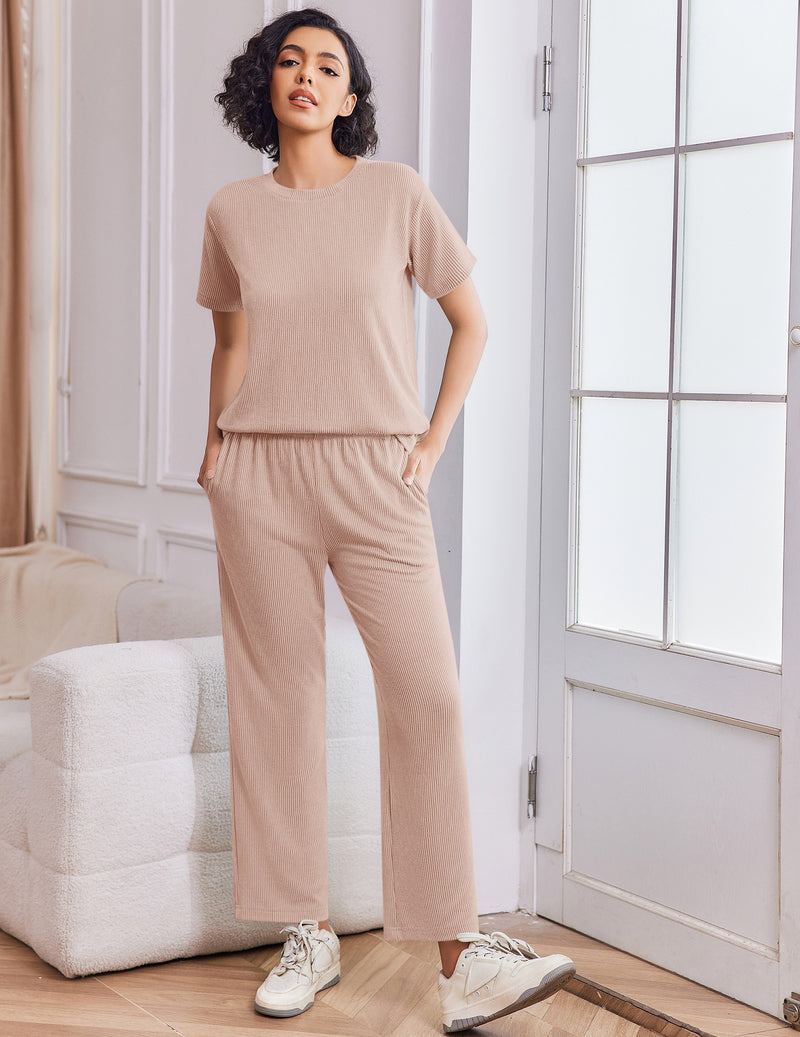 Lounge Sets for Women 2 Piece Matching Travel Outfits