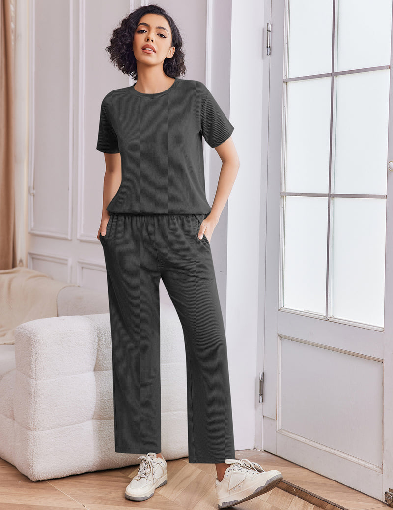 Lounge Sets for Women 2 Piece Matching Travel Outfits