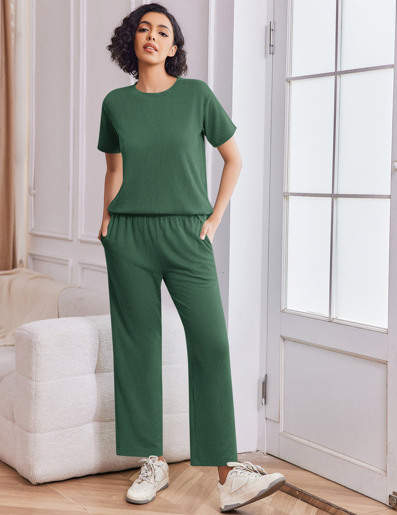 Lounge Sets for Women 2 Piece Matching Travel Outfits
