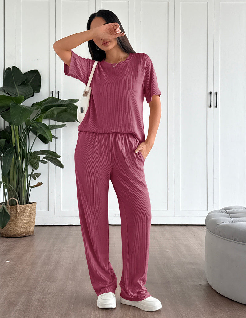 Lounge Sets for Women 2 Piece Matching Travel Outfits