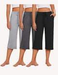 Women's 3-Pack Capri Pajama Pants