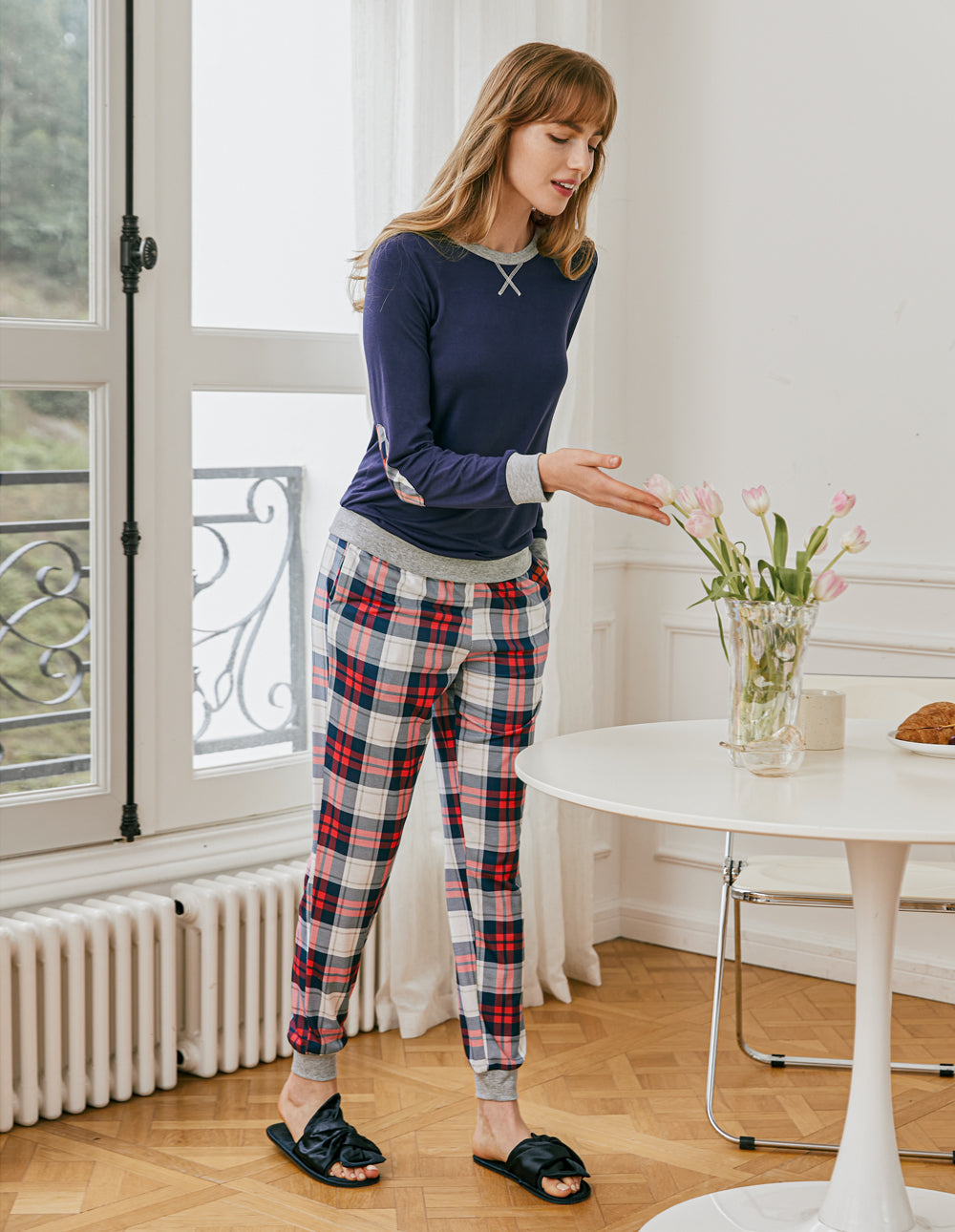 Soft Plaid Pajama Set (US Only)