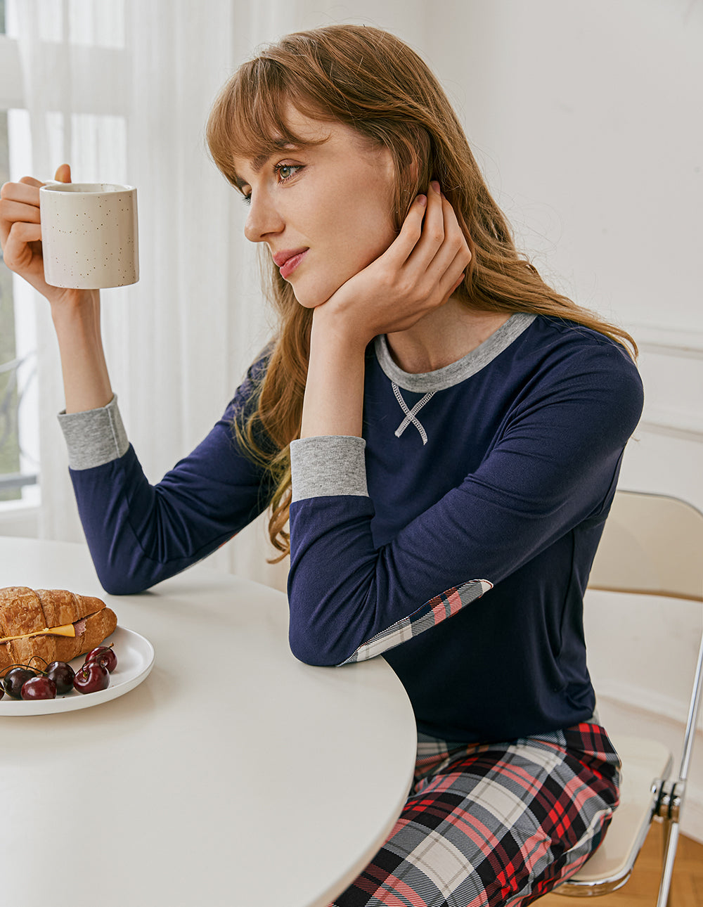 Soft Plaid Pajama Set (US Only)