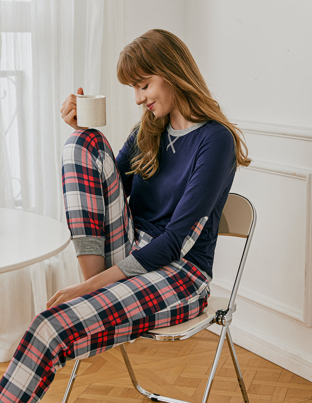 Soft Plaid Pajama Set (US Only)