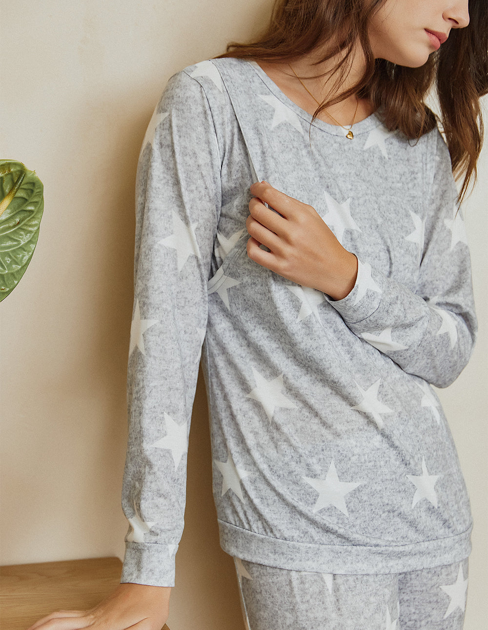 Materntiy Nursing Pajamas Set (US Only)