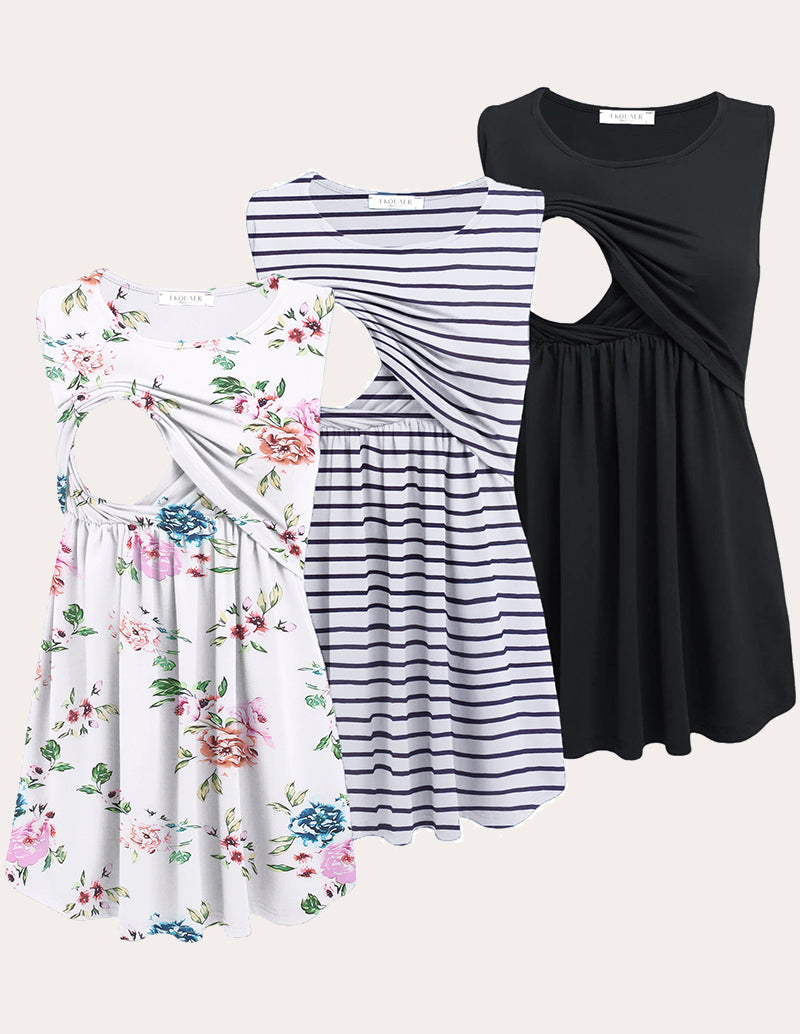 Nursing Tank Tops 3 Packs (US Only)
