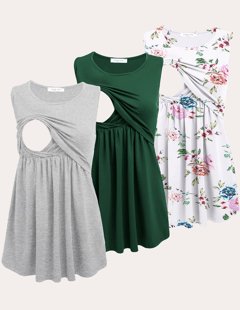 Nursing Tank Tops 3 Packs (US Only)